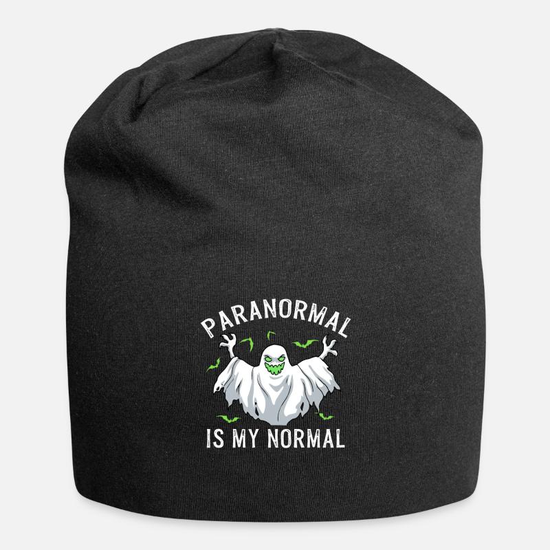 Paranormal is my Normal Lustig Halloween Geschenk - Jersey-Beanie - Schwarz
