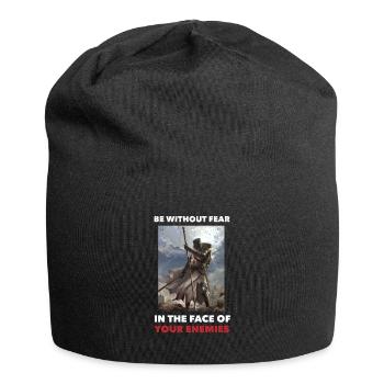 Christentum Geschenk - Jersey-Beanie - Schwarz - Vorne