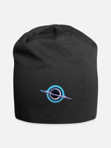Schwarzes Loch Universum - Jersey-Beanie - Schwarz