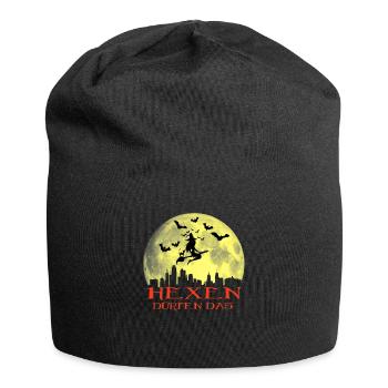 Hexen dürfen das - Jersey-Beanie - Schwarz - Vorne