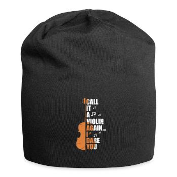 Viola orchestra violin violin cello gift - Jersey Beanie - black - Front