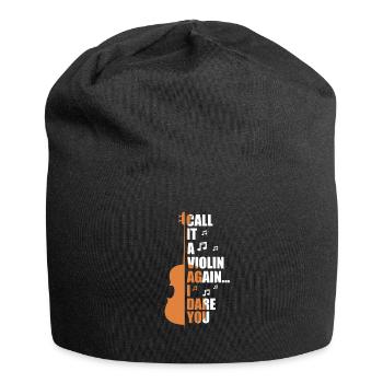 Viola - Jersey-Beanie - Schwarz - Vorne