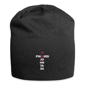 Christentum Geschenk - Jersey-Beanie - Schwarz - Vorne