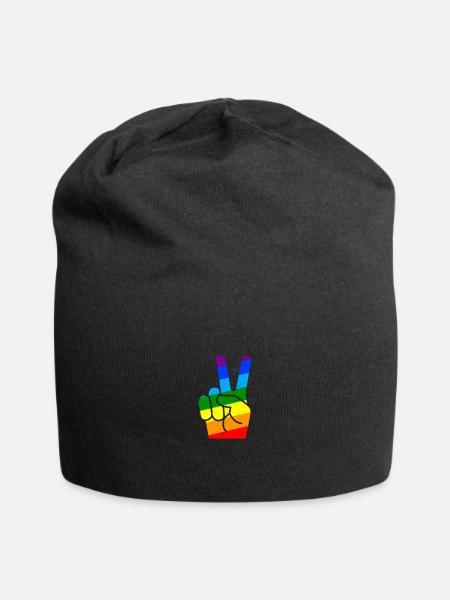 Gay Pride Geschenk - Jersey-Beanie - Schwarz