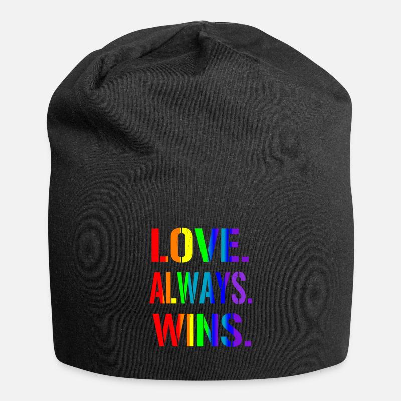 Gay Pride Geschenk - Jersey-Beanie - Schwarz