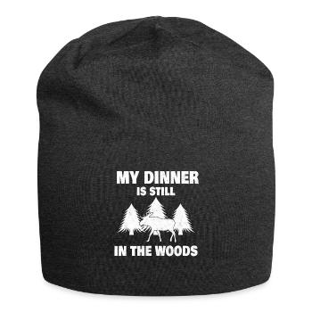 Hunt Huntsman Huntsman Moose Gift - Jersey Beanie - charcoal grey - Front