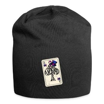 Ace Of Spades Were All Mad Here - Mad Hatter Hat - Jersey Beanie - black - Front