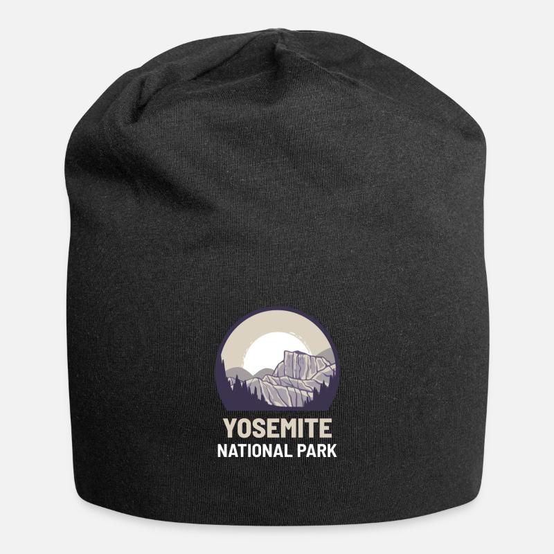 Yosemite Nationalpark - Jersey-Beanie - Schwarz