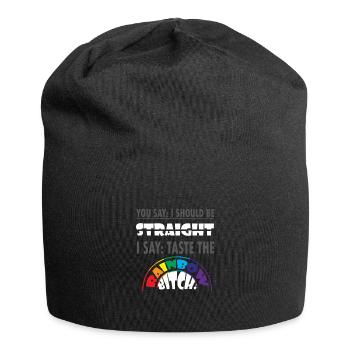 Gay Pride Gift - Jersey Beanie - black - Front