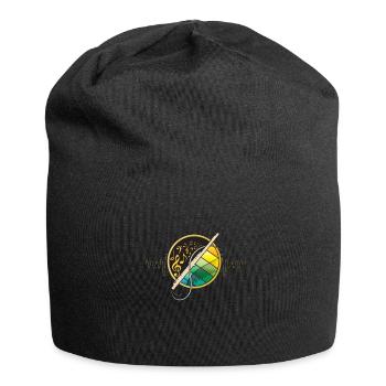 Querflöte - Jersey-Beanie - Schwarz - Vorne