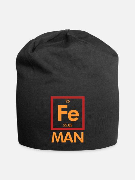 Science nerd elements - Jersey Beanie - black