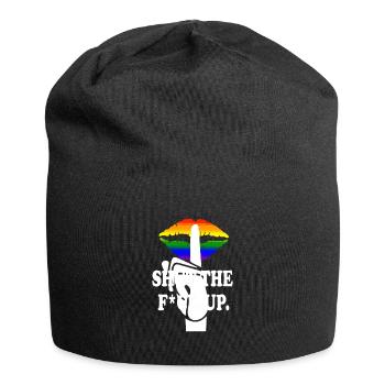 Gay Pride Gift - Jersey Beanie - black - Front