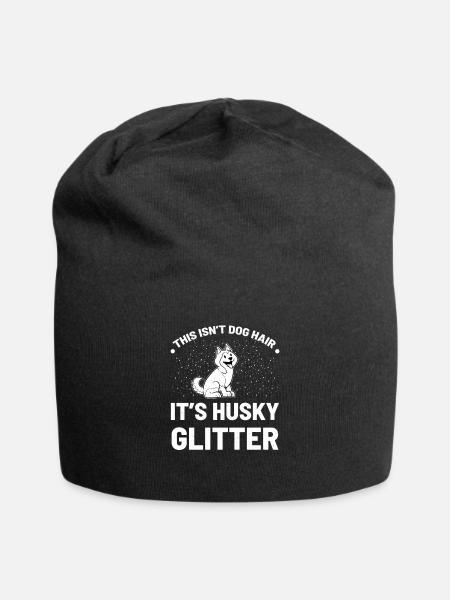 Husky Hund Welpe Welpe - Jersey-Beanie - Schwarz