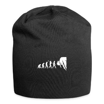 Escalade escalade évolution alpinisme - Bonnet en jersey - noir - Devant