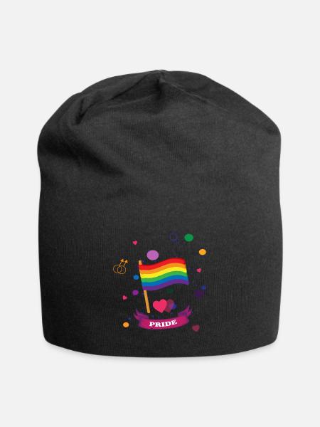 Gay Pride Geschenk - Jersey-Beanie - Schwarz