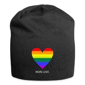 Gay Pride Geschenk - Jersey-Beanie - Schwarz - Vorne