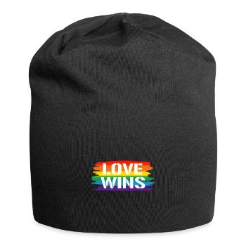 Gay Pride Gift - Jersey Beanie - black - Front