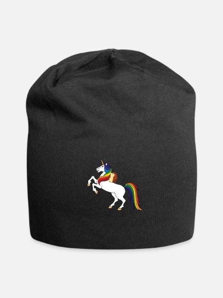 Hérisson - Bonnet en jersey - noir