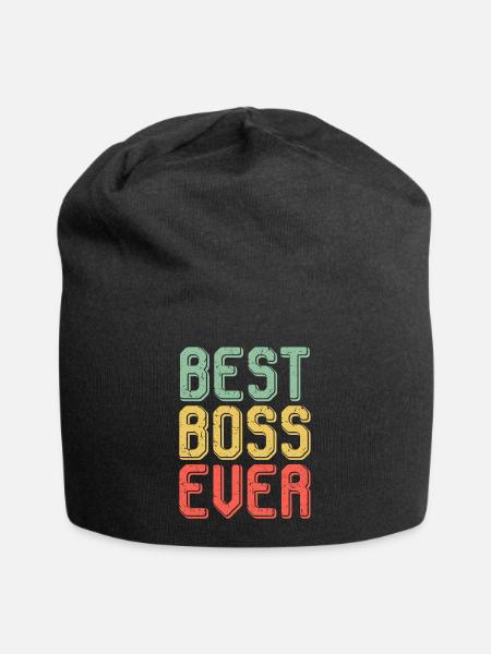 Best Boss Ever Chef - Jersey-Beanie - Schwarz