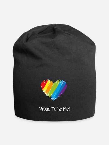 Gay Pride Geschenk - Jersey-Beanie - Schwarz