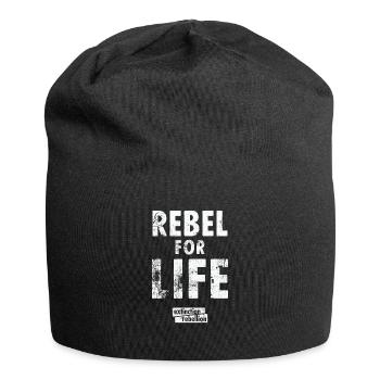 extinction rebellion juste rebel - Bonnet en jersey - noir - Devant