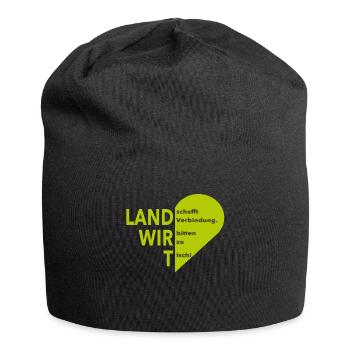 Landwirte Demo Bonn 22 10 3 - Jersey-Beanie - Schwarz - Vorne