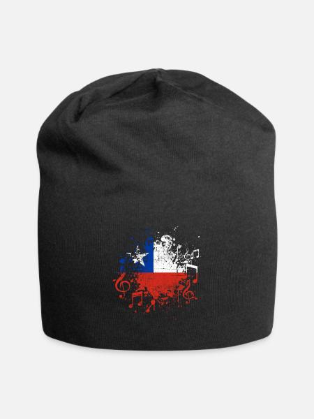Chile Musik - Jersey-Beanie - Schwarz