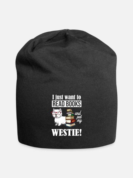 Westie - Jersey Beanie - black
