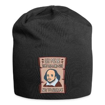 William Shakespeare - Jersey-Beanie - Schwarz - Vorne