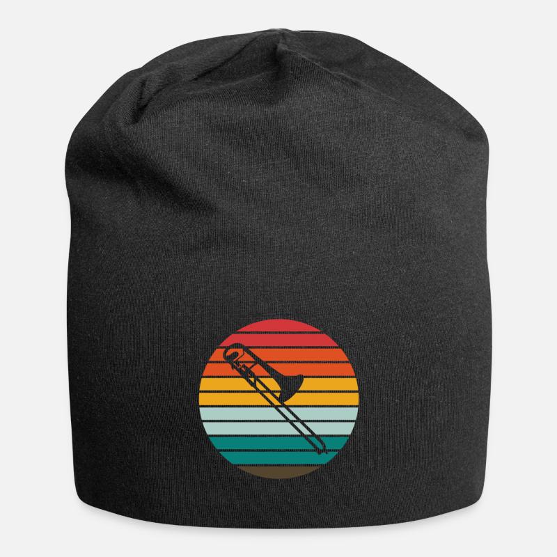 trombone - Bonnet en jersey - noir