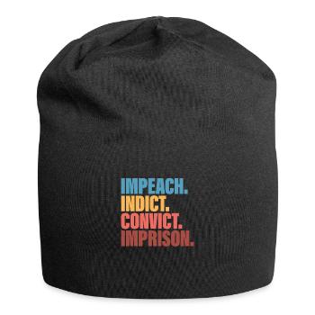  Impeach, Anti  Protest - Jersey Beanie - black - Front