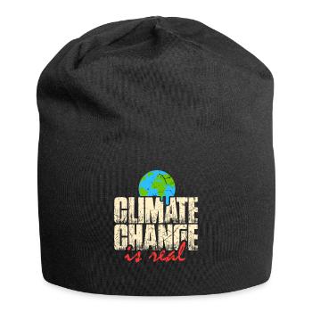 Climate change is real - Jersey Beanie - black - Front