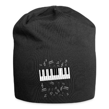 clavier - Bonnet en jersey - noir - Devant