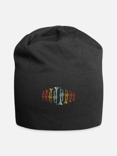 Trumpet trumpeter - Jersey Beanie - black