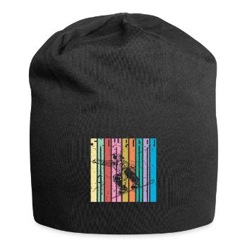 Snowboarden - Jersey-Beanie - Schwarz - Vorne