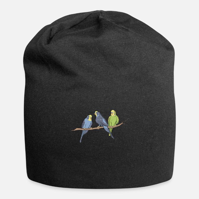 Perruche perruche perruche - Bonnet en jersey - noir