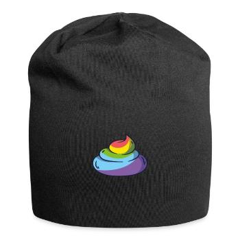 Unicorn heap of feces dumplings AA poop shit - Jersey Beanie - black - Front