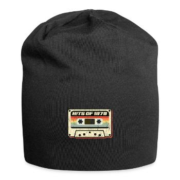 Hits Of 1979 Audio Cassette Vintage Retro Design - Jersey Beanie - black - Front