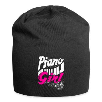Femmes de piano - Bonnet en jersey - noir - Devant