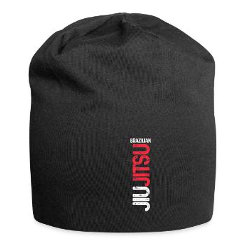 Cadeau d'arts martiaux Jiujitsu Jiu Jitsu brésilien - Bonnet en jersey - noir - Devant
