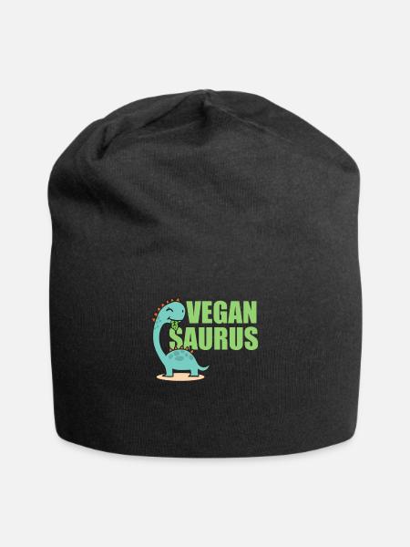 Saurus végétalien - Bonnet en jersey - noir