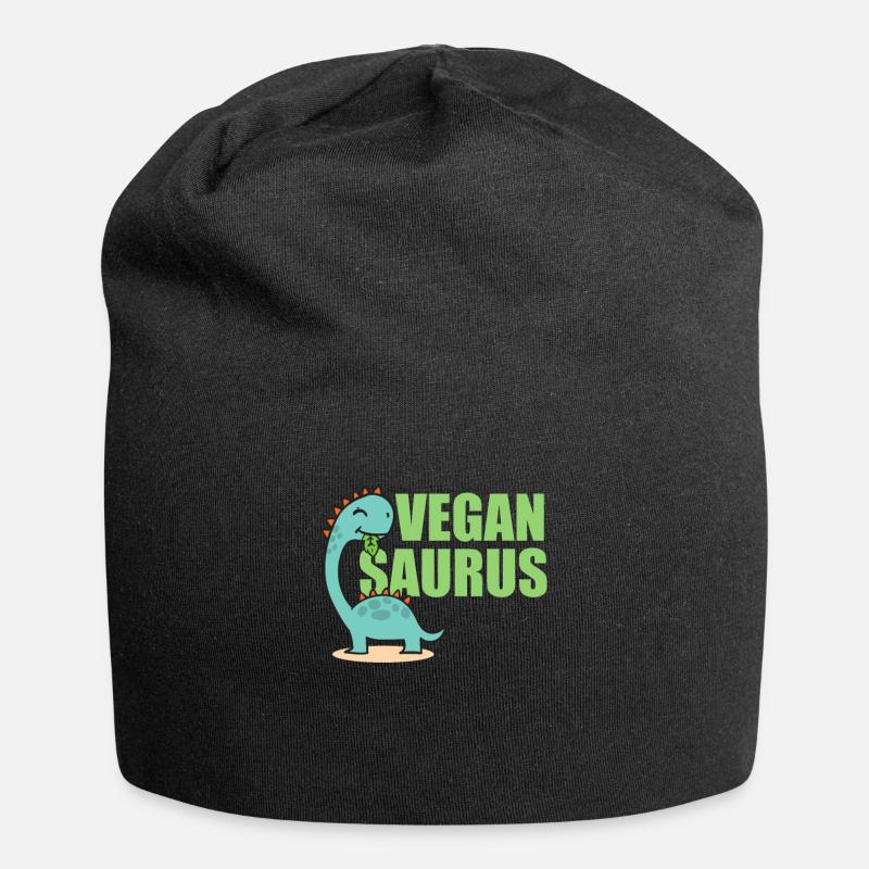 Saurus végétalien - Bonnet en jersey - noir