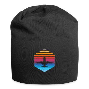 avion - Bonnet en jersey - noir - Devant