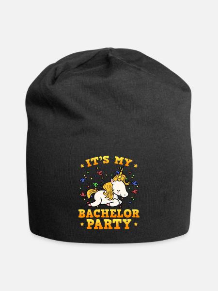 It's My Bachelor Party - Jersey-Beanie - Schwarz