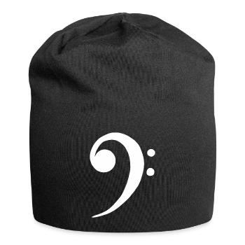 Bass Clef Bass Clef Clef Bassiste - Bonnet en jersey - noir - Devant