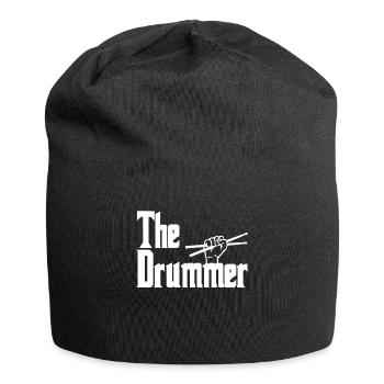 Der Schlagzeuger Trommel Musikinstrument - Jersey-Beanie - Schwarz - Vorne