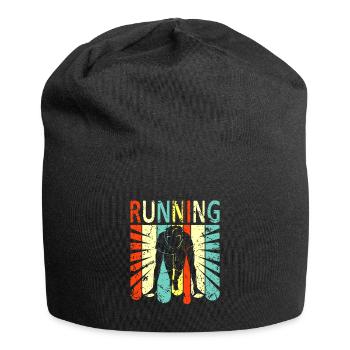 To run - Jersey Beanie - black - Front