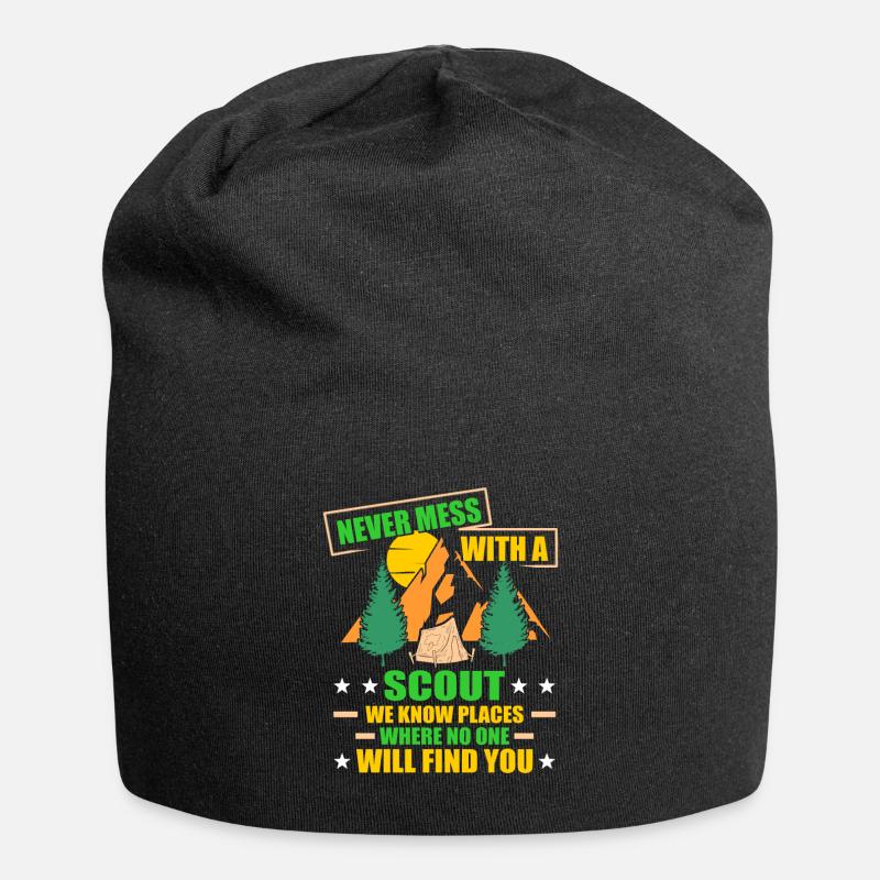 scout - Jersey Beanie - black