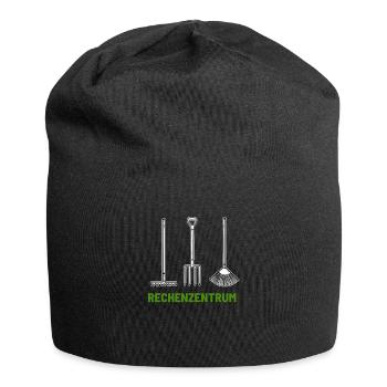 Rechenzentrum Rechenzentrum Rechenzentrum - Jersey-Beanie - Schwarz - Vorne