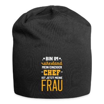 Pensionierung Ehemann im Ruhestand - Jersey-Beanie - Schwarz - Vorne